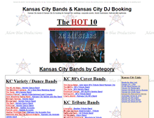 Tablet Screenshot of kansascityband.com